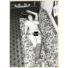 Erotic Study: Busty Nude On Flowered Couch*2 / Tan Lines - Boots (Vintage Photo GDR ~1970s/1980s)