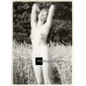Erotic Study: Slim Longhaired Nude Outdoors*1 / Standing (Vintage Photo GDR ~1970s/1980s)