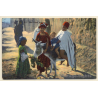 Lehnert & Landrock N°621: Les Bons Amis / Donkey - Maghreb - Ethnic (Vintage PC ~1910s/1920s)