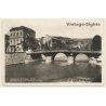 Sarajevo / Bosnia & Herzegovina: Princip Bridge (Vintage RPPC 1930)