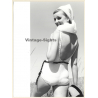 Pin-Up Study By Kurt Eckert: Pretty Blonde Woman In Swimsuit / Headscarf (Vintage Photo 1964)