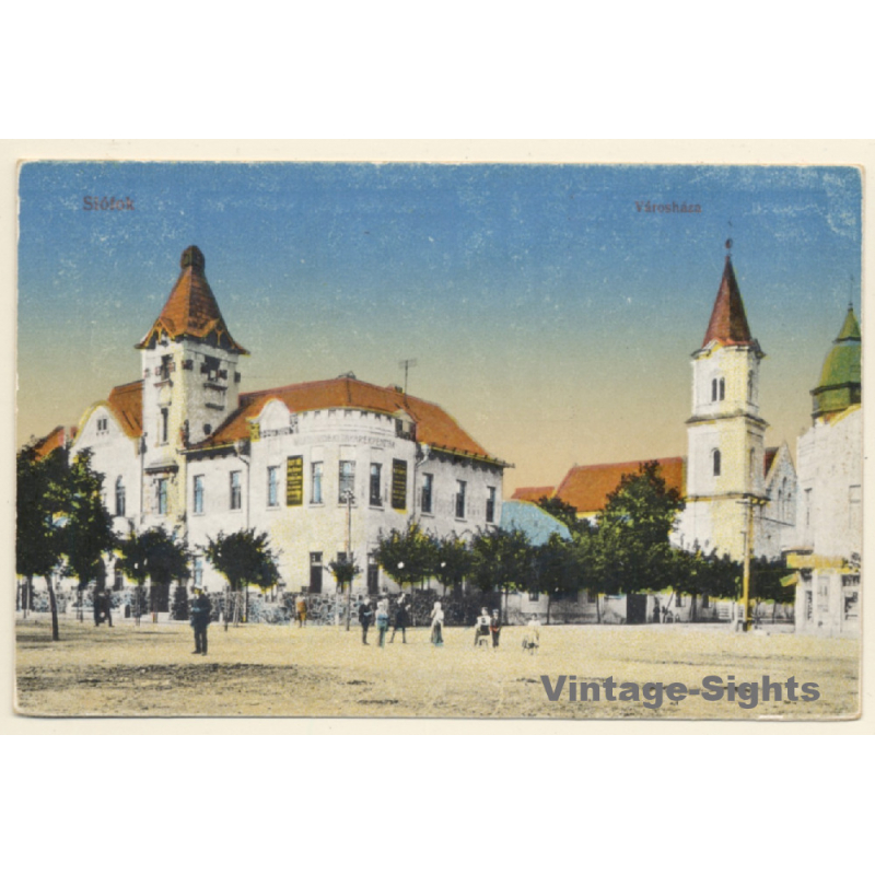 Siófok / Hungary: Városháza - Town House (Vintage PC)