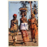 Africa: Retour Du Marché / Topless Indigenous Female - Ethnic (Vintage RPPC Hoa-Qui)