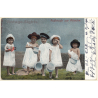 Aufbruch Zur Attacke - Kinder mit Nachttopf / Kids With Chamber Pots (Vintage PC 1906)