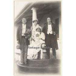South Africa: Wedding Of Indigenous Couple (Vintage RPPC 1930)