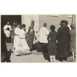 Winburg / Orange Free State (South Africa): Inauguration Of Church / Priests (Vintage RPPC 1930)