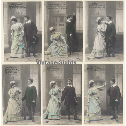 Der Freischütz / Romance - Couple - Kitsch (Set Of 6 Vintage RPPCs 1907)