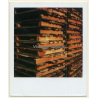 Photo Art: Stack Of Pallets (Vintage Polaroid SX-70 1980s)