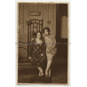 Fotografo Adolfo Krinsky: Mother & Daughter Goldenberg? (Vintage Photo PC 1928)