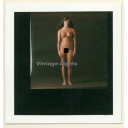 Natural Brunette Nude Female (Vintage Polaroid Test Shot WOLFGANG KLEIN 1980s)
