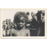 Africa / Congo?: Great Portrait Of Native Girl With Braids (Vintage Photo ~1940s/1950s)