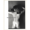Artistic Erotic Nude Study: Slim Blonde Female*2 / Rear View (Vintage Photo France 1980s)