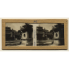 Saigon / Vietnam: Jade Emperor Pagoda *2 (Vintage Stereo Glass Plate ~1920s/1930s)