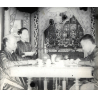 Indochina: Tea Hour In Christian Mission - Native Priest (Vintage Stereo Glass Plate ~1920s/1930s)