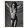 Artistic Erotic Nude Study: Slim Dark-Skinned Female*1 (Vintage Photo France 1980s)