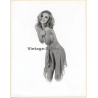 Artistic Erotic Study: Beautiful Topless Blonde Female*2 (Vintage Photo France 31 x 24 CM 1980s)