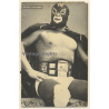Lucha Libre: Estrella Blanca / Wrestler - Face Mask (Vintage Press Photo Mexico ~1950s/1960s)