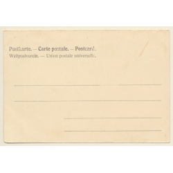 Norddeutscher Lloyd Reichspostdampfer Sachsen (Vintage PC 1900s)