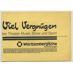 Joe Cocker - Night Calls Tour '92 Ticket N° 5723 Stuttgart - Unused (Vintage Memorabilia)