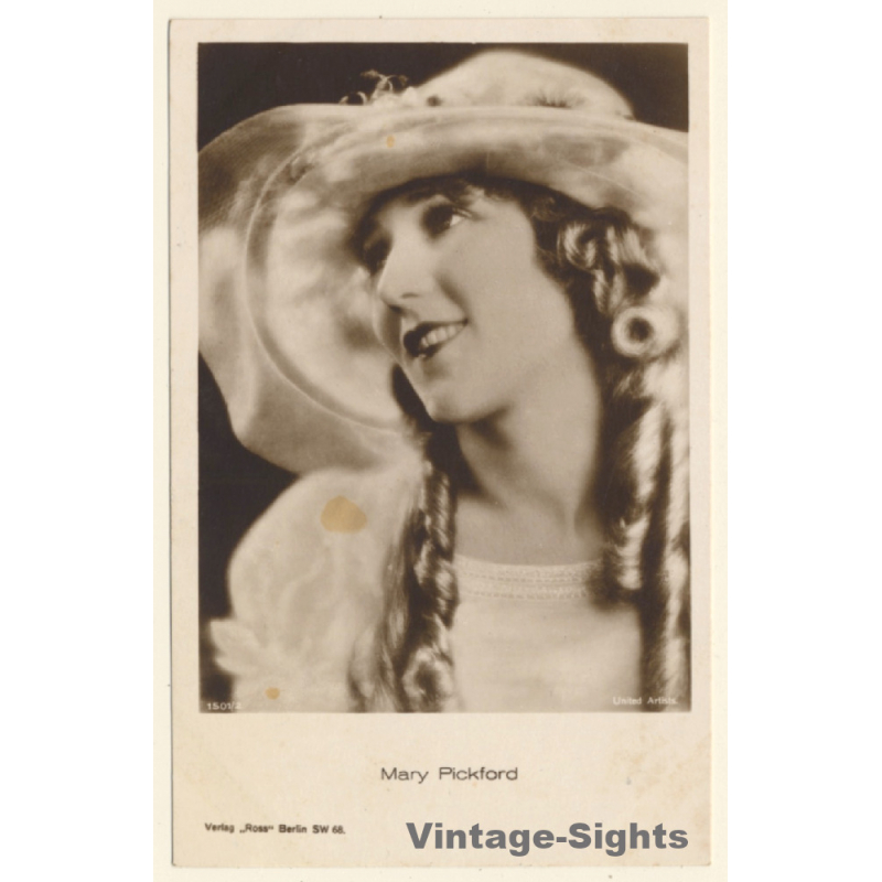 Mary Pickford / Actress - Ross Verlag (Vintage RPPC 1920s/1930s) Mary Pickford / Actress - Ross Verlag (Vintage RPPC 1920s/1930s)