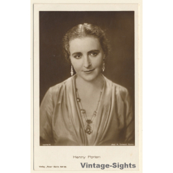 Henny Porten / Actress - Ross Verlag (Vintage RPPC 1920s/1930s)