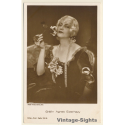 Gräfin Agnes Esterhazy / Actress - Ross Verlag 1813/1 (Vintage RPPC 1920s/1930s)