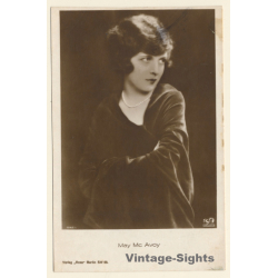 May Mc Avoy / Actress - Ross Verlag 1042/1 (Vintage RPPC 1920s/1930s)