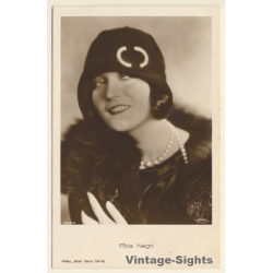 Pola Negri / Actress - Ross Verlag 1830/4 (Vintage RPPC 1920s/1930s)