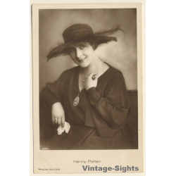 Henny Porten / Actress - Ross Verlag 442/3 (Vintage RPPC 1920s/1930s)