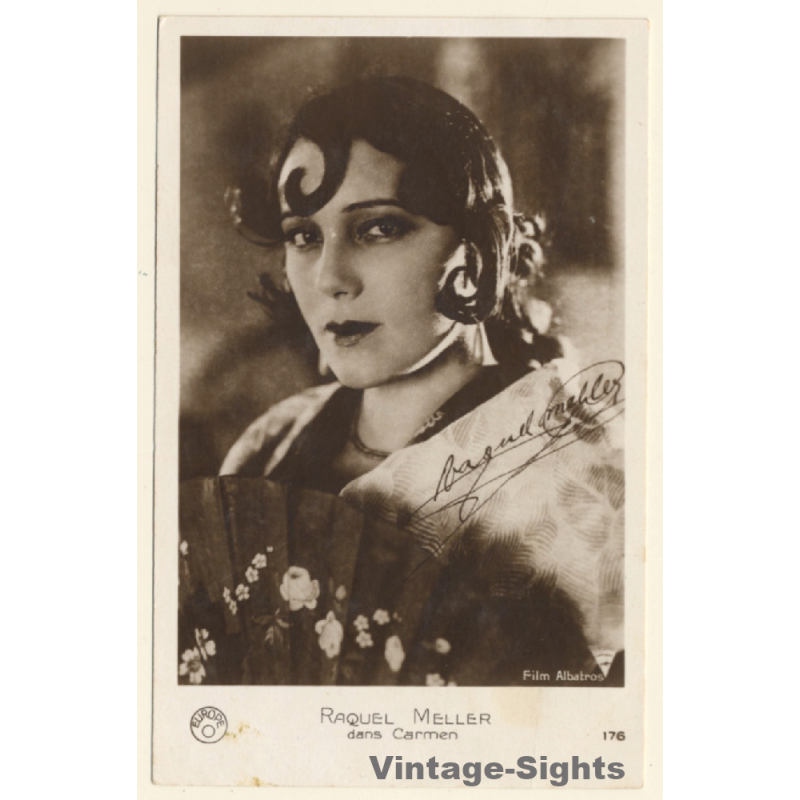 Raquel Meller / Actress - Europe 176 (Vintage RPPC 1920s/1930s)