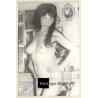 Erotic Study: Cheeky Darkhaired Nude Teases Camera (Vintage Photo GDR ~1980s)