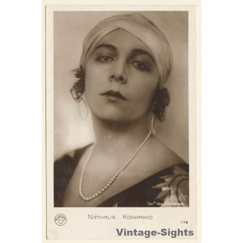 Nathalie Kowanko / Actress - Europe 172 (Vintage RPPC 1920s/1930s)