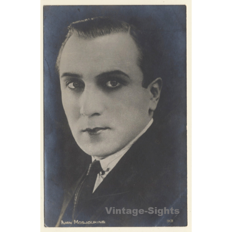 Iwan Mosjoukine / Russian Actor*5 (Vintage RPPC 1920s/1930s)