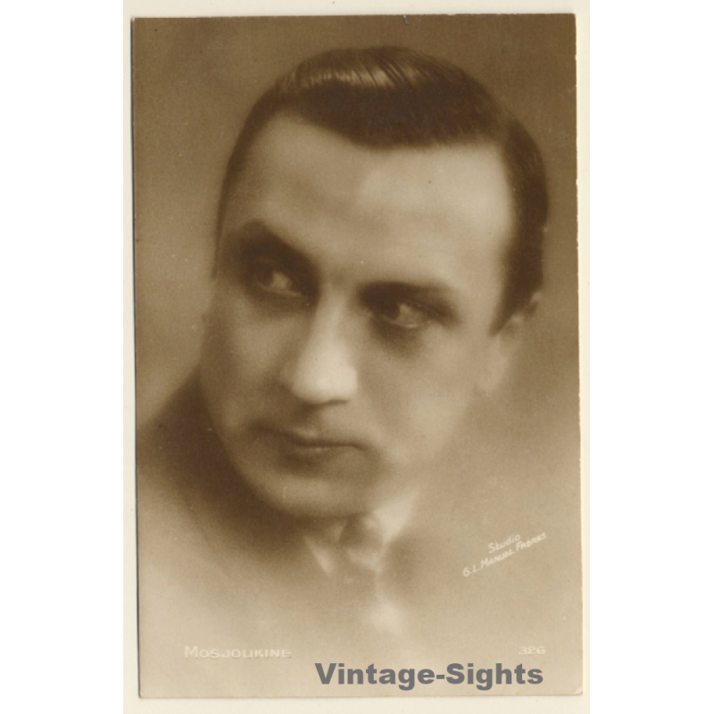 Iwan Mosjoukine / Russian Actor*6 (Vintage RPPC 1920s/1930s)