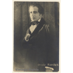 Ossip Runitch / Russian Actor (Vintage RPPC 1920s/1930s)