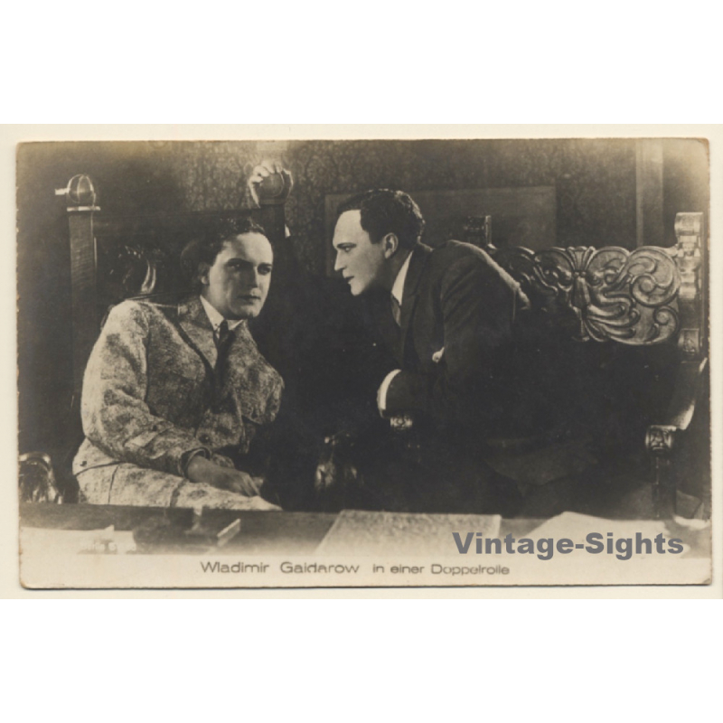 Wladimir Gaidarow / Russian Actor*2 (Vintage RPPC 1920s/1930s)