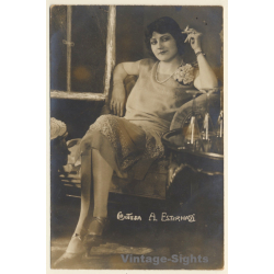 Contesa Agnes Esterhazi / Hungarian Actress (Vintage RPPC 1920s/1930s)