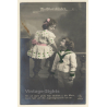 2 Little Baby Girls / Neighborhood Children - Kitsch (Vintage RPPC 1912)
