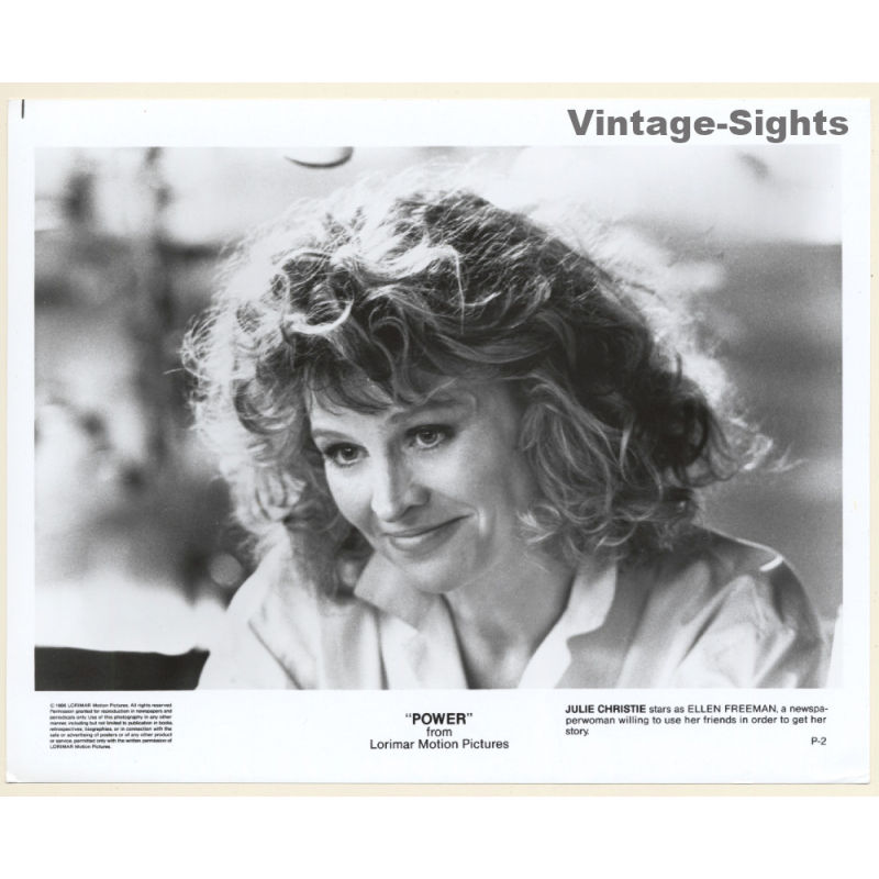 Julie Christie: Power / Movie Still (Vintage Photo 1986)