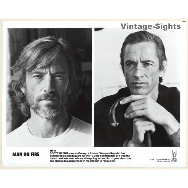 Scott Glenn: Man On Fire / Movie Still (Vintage Photo 1987)