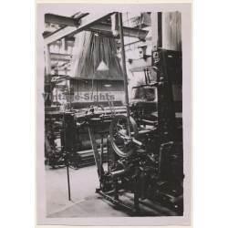 Lyon / France: Usine de Textile - Métier à Tisser - Soie (Vintage Photo 1929)