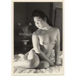 Erotic Study: Natural Nude Asian Female *9 (Vintage Photo ~1940s/1950s)