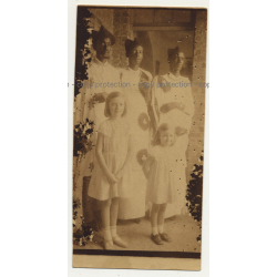 Chief Luwabuzizi? Tribe Members & White Girls - Kigali / Rwanda (Vintage Photo 1934)