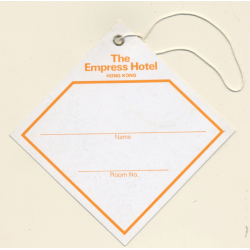 Hongkong / China: The Empress Hotel (Vintage Hotel Luggage Tag)
