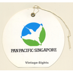 Singapore: Pan Pacific Hotel (Vintage Hotel Luggage Tag)