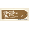Tivoli Cork / Ireland: Silver Springs Hotel (Vintage Hotel Luggage Tag)