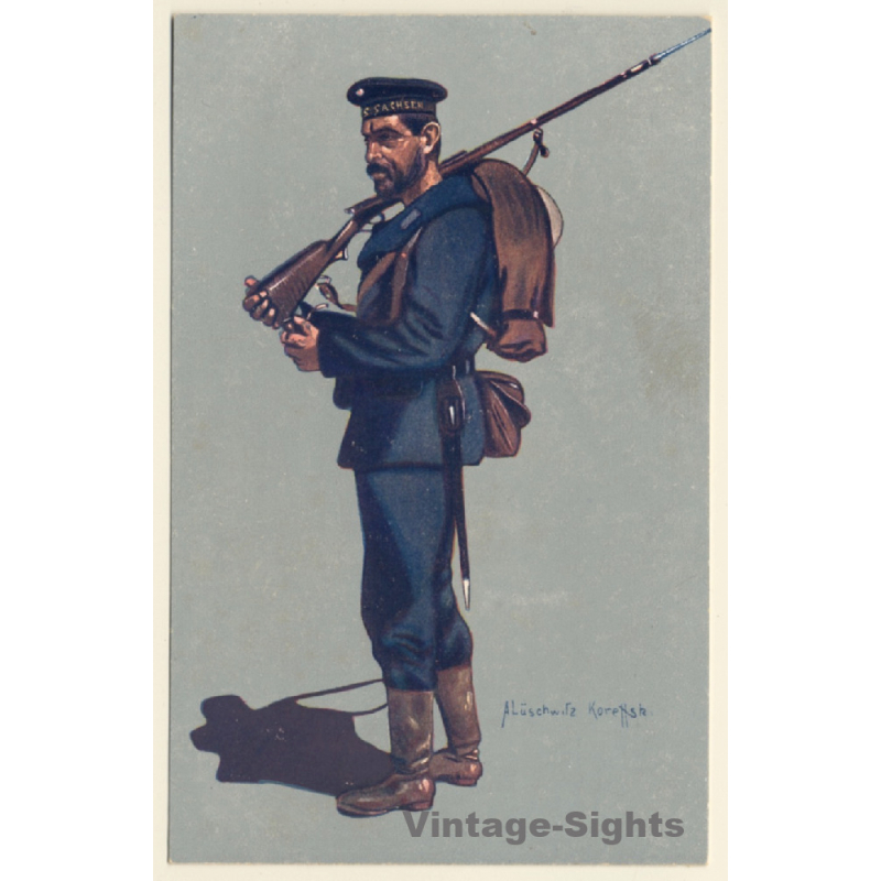 Lüschwitz-Koreffski: Matrose Der Kaiserl. D. Marine / Uniform - Red Cross (Vintage PC 1915) Lüschwitz-Koreffski: Matrose Der Kaiserl. D. Marine / Uniform - Red Cross (Vintage PC 1915)