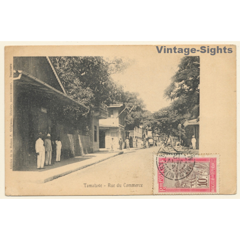 Toamasina - Tamatave / Madagascar: Rue du Commerce (Vintage PC 1912)