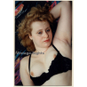 Erotic Study: Upper Body Of Semi  Nude Blonde / Nip Slip - Bra (Vintage Photo ~1990s)
