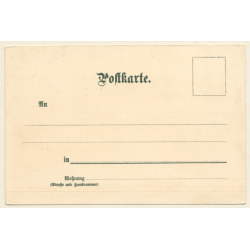 Otto Strützel: Oberer Eingang Partnachklamm (Vintage PC 1900s)